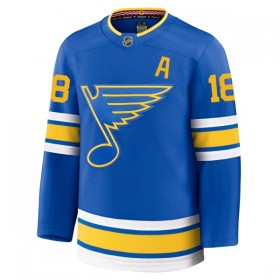 Miesten NHL St. Louis Blues Pelipaita 2025-26 Fanatics Premium Robert Thomas Koti Sininen